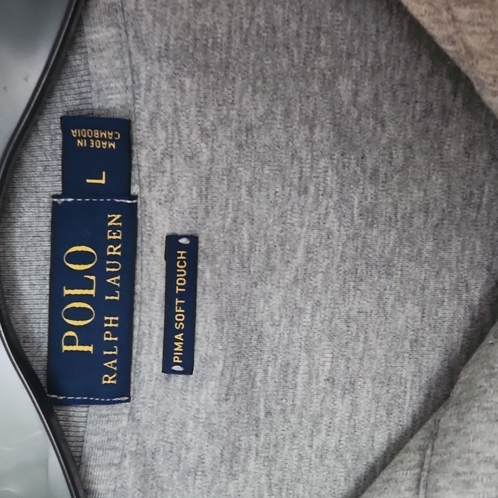 Polo Ralph Lauren Size Small Men's Button Up polo gray. - Picture 5 of 11